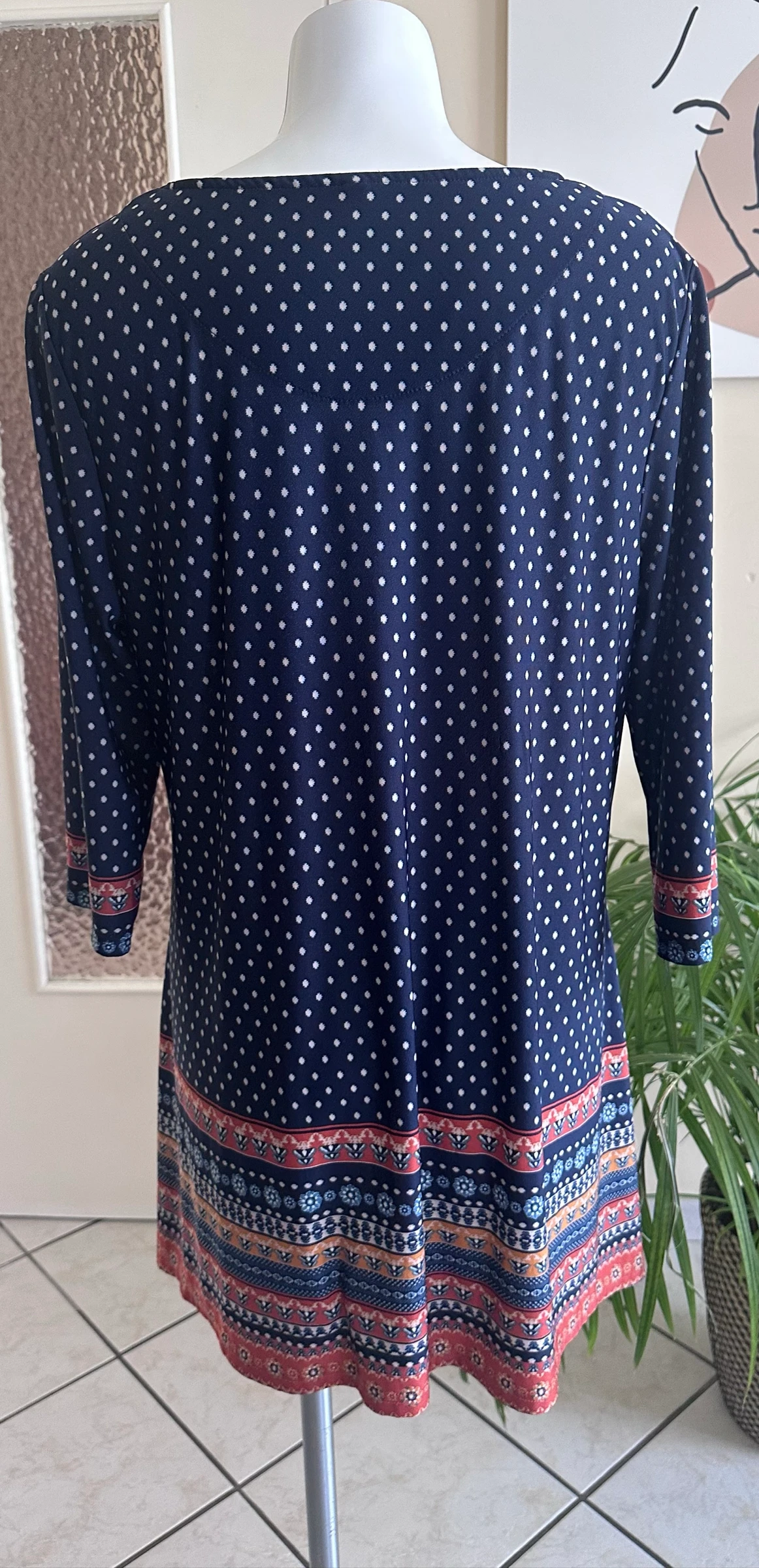 Blusa Túnica Longa Feminina Tamanho 5 – Mangas Longas – Excelente Estado – photo 12